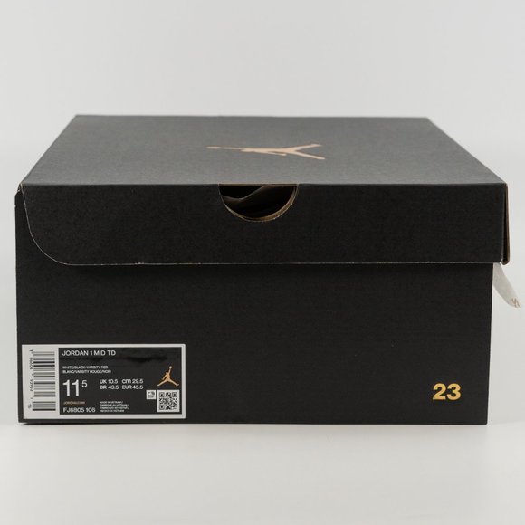Air Jordan 1 TD Mid \'Chicago\' 2023 FJ6805-106 Football Cleats size 9 - 14